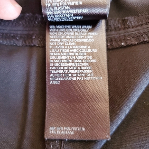 🟢1025 * The North Face Women's Capris Black Size 6 - Picture 6 of 11